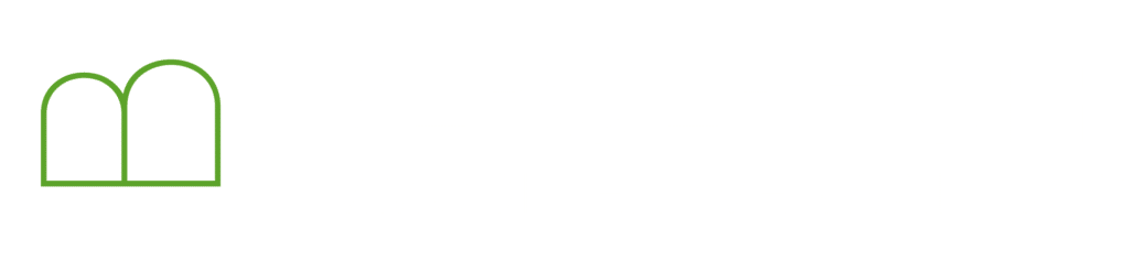Logo Bergerhoff Immobilien in weiß